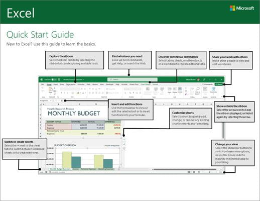 Thumbnail image of the Excel for Windows Guide - Click to launch the guide