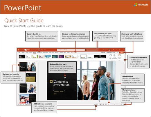 Thumbnail image of the PowerPoint for Windows Guide - Click to launch the guide