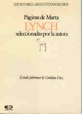 Cover of book: Páginas de Marta Lynch seleccionadas por la autora